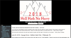 Desktop Screenshot of hellhathnohurry.org
